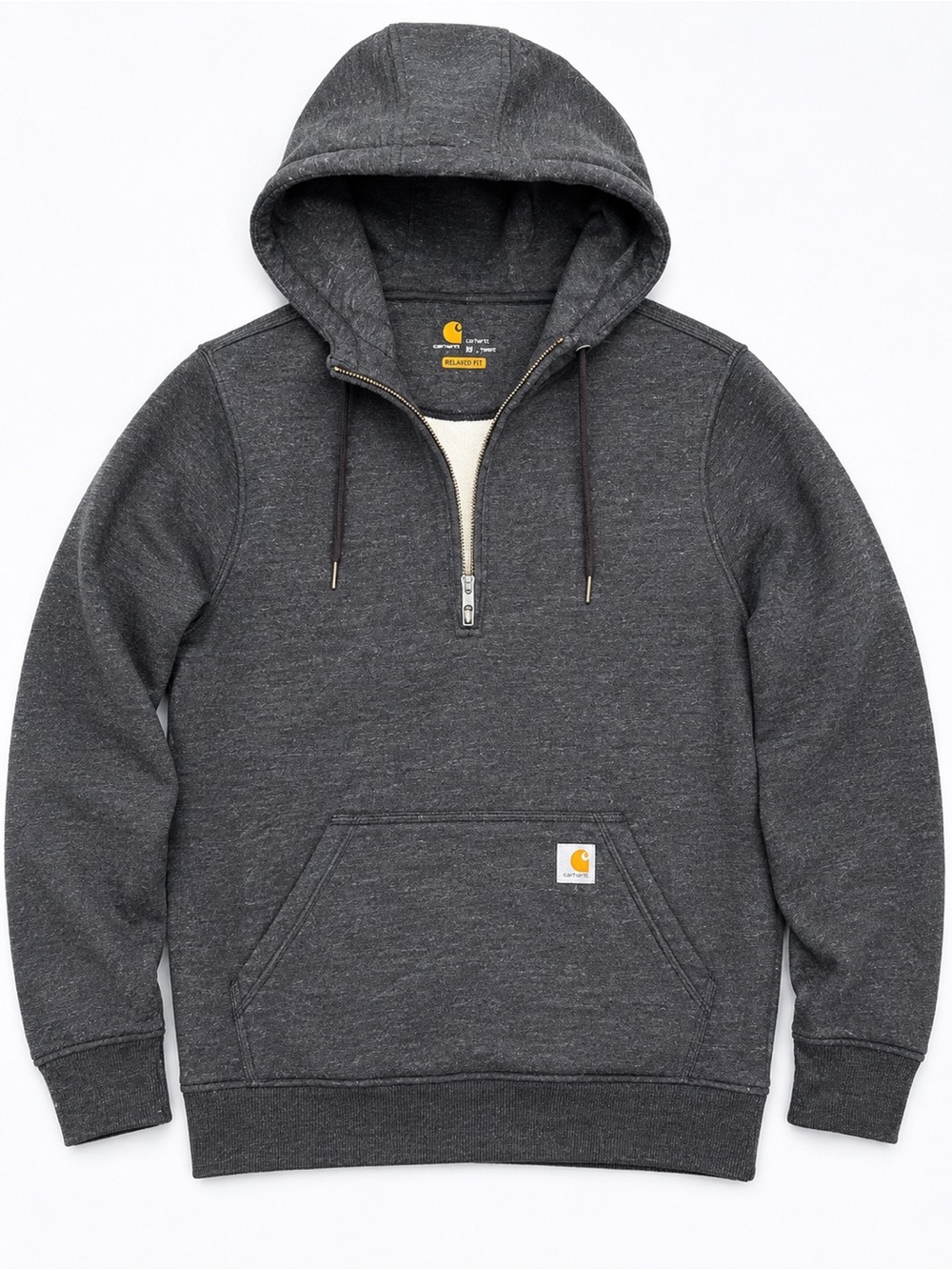Carhartt Clarksburg  Women’s Gray Half Zip Pullover  Sweatshirt Size Large